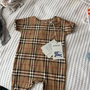 Burberry Baby Romper Brand New